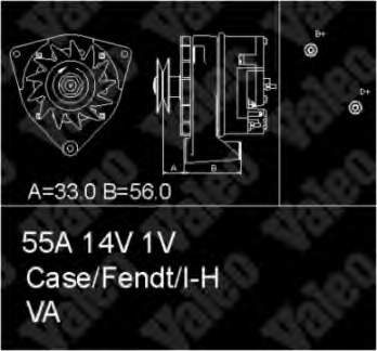 Alternador 436266 VALEO