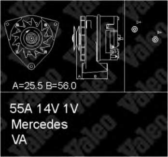 Alternador 436269 VALEO