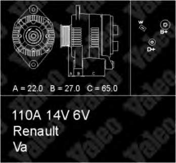 436275 VALEO alternador