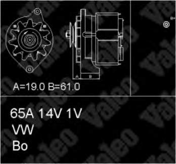 436299 VALEO alternador