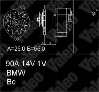 Alternador 436300 VALEO