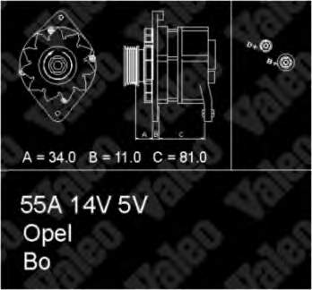 436301 VALEO alternador