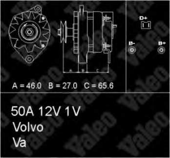 436308 VALEO alternador