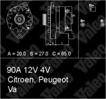 436322 VALEO alternador