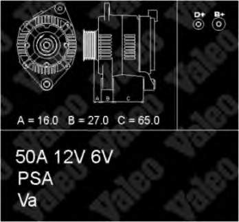 Alternador 436336 VALEO