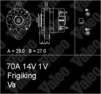 Alternador 436374 VALEO