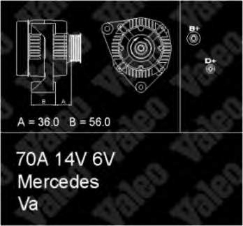 Alternador 436451 VALEO