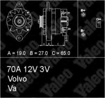 436472 VALEO alternador