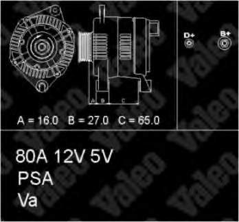 436474 VALEO alternador