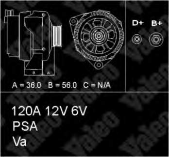 Generador VALEO 436478