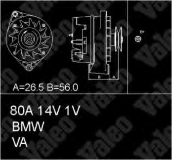 Alternador 436479 VALEO