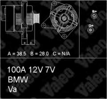 Alternador 436486 VALEO