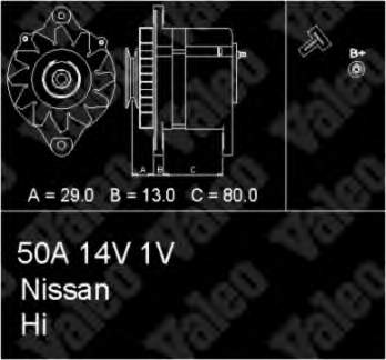 Alternador 436502 VALEO