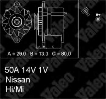 Alternador 436505 VALEO