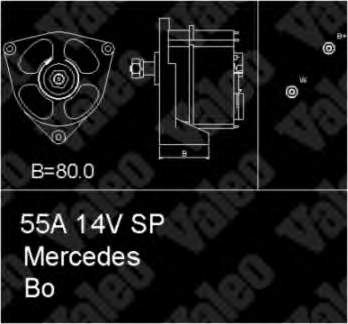 436578 VALEO alternador