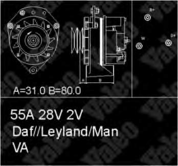 Alternador 436588 VALEO