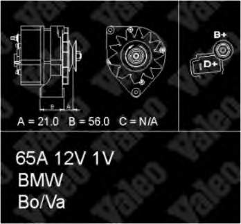 436598 VALEO alternador