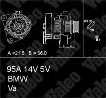 436607 VALEO alternador