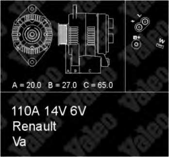 Alternador 12041370 Eurotec