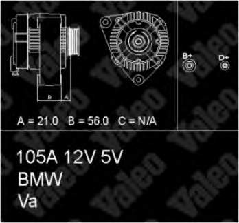 Alternador 436619 VALEO