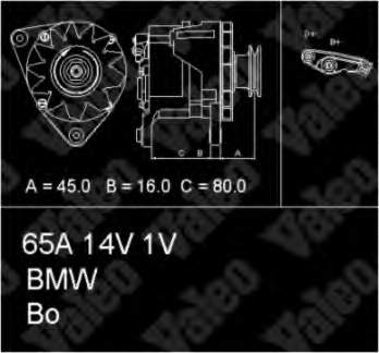 Alternador 436623 VALEO