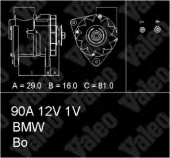 Alternador 436630 VALEO