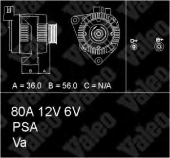 Alternador 436642 VALEO