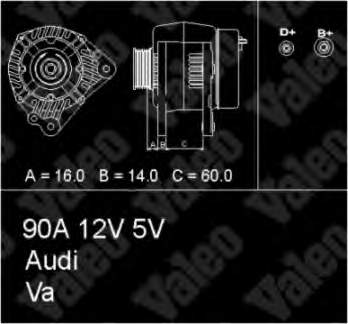 Alternador 436644 VALEO