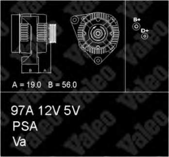 Alternador 436666 VALEO