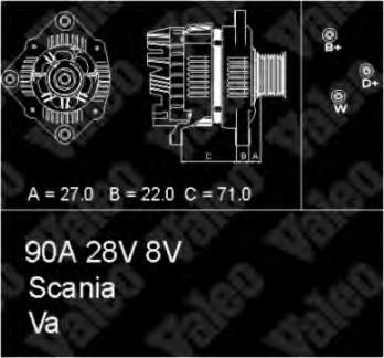 436673 VALEO alternador