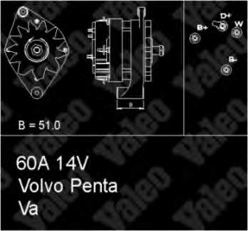 Alternador 436676 VALEO