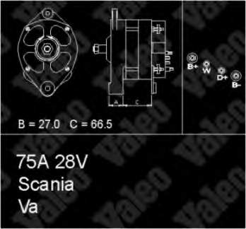 436680 VALEO alternador