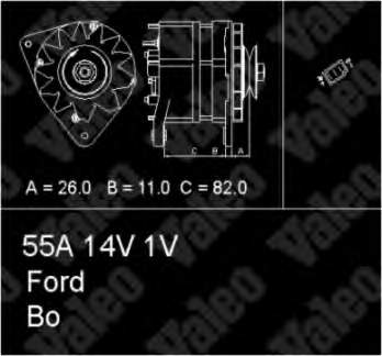 Alternador 436687 VALEO