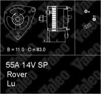 Alternador 436693 VALEO