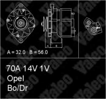 Alternador 436727 VALEO