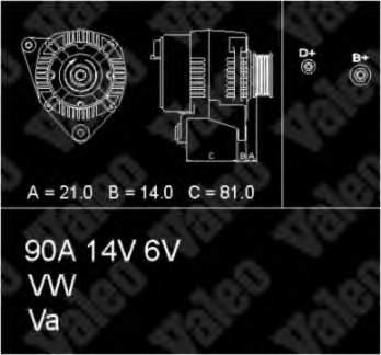 ALV1397 Krauf alternador