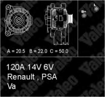 Generador VALEO 436749