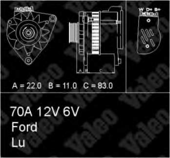 Alternador 437051 VALEO