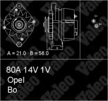 437110 VALEO alternador