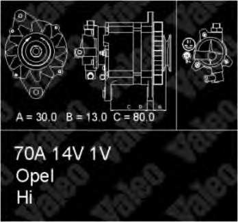 437135 VALEO alternador