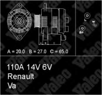 437141 VALEO alternador