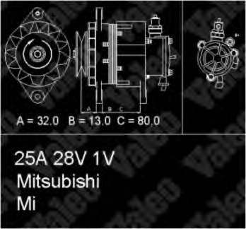 Alternador 437144 VALEO