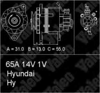 Alternador 437148 VALEO