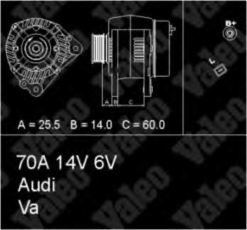 437170 VALEO alternador