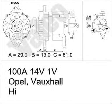 437180 VALEO alternador