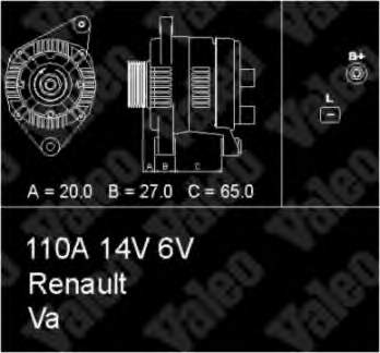 Generador VALEO 437306