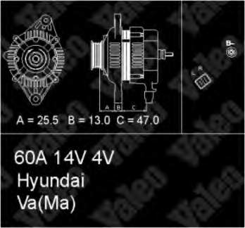 437337 VALEO Alternador de coche