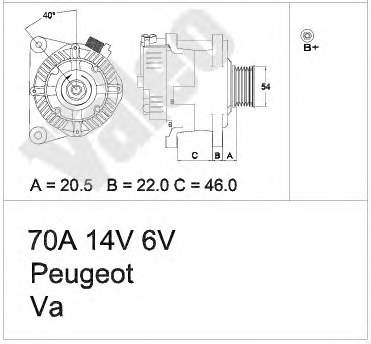 Alternador 437355 VALEO
