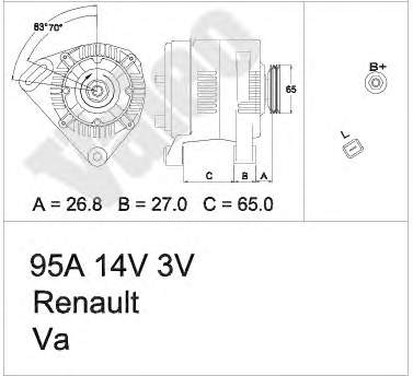 Generador VALEO 437373