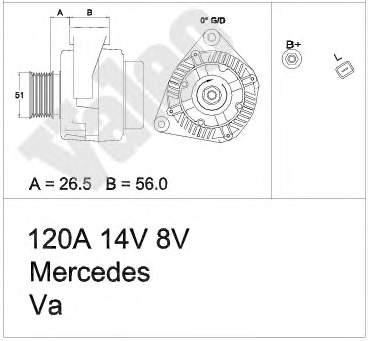 Alternador 437376 VALEO